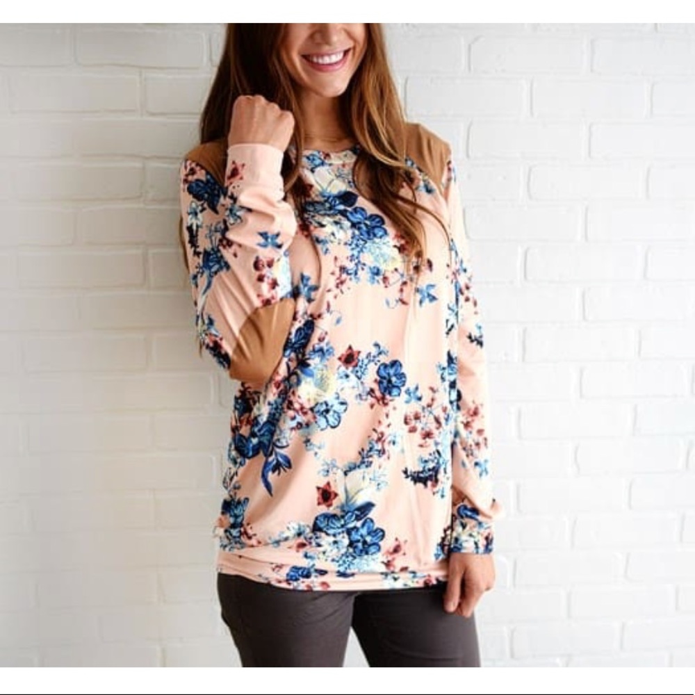 Floral sweater/sweatshirt,